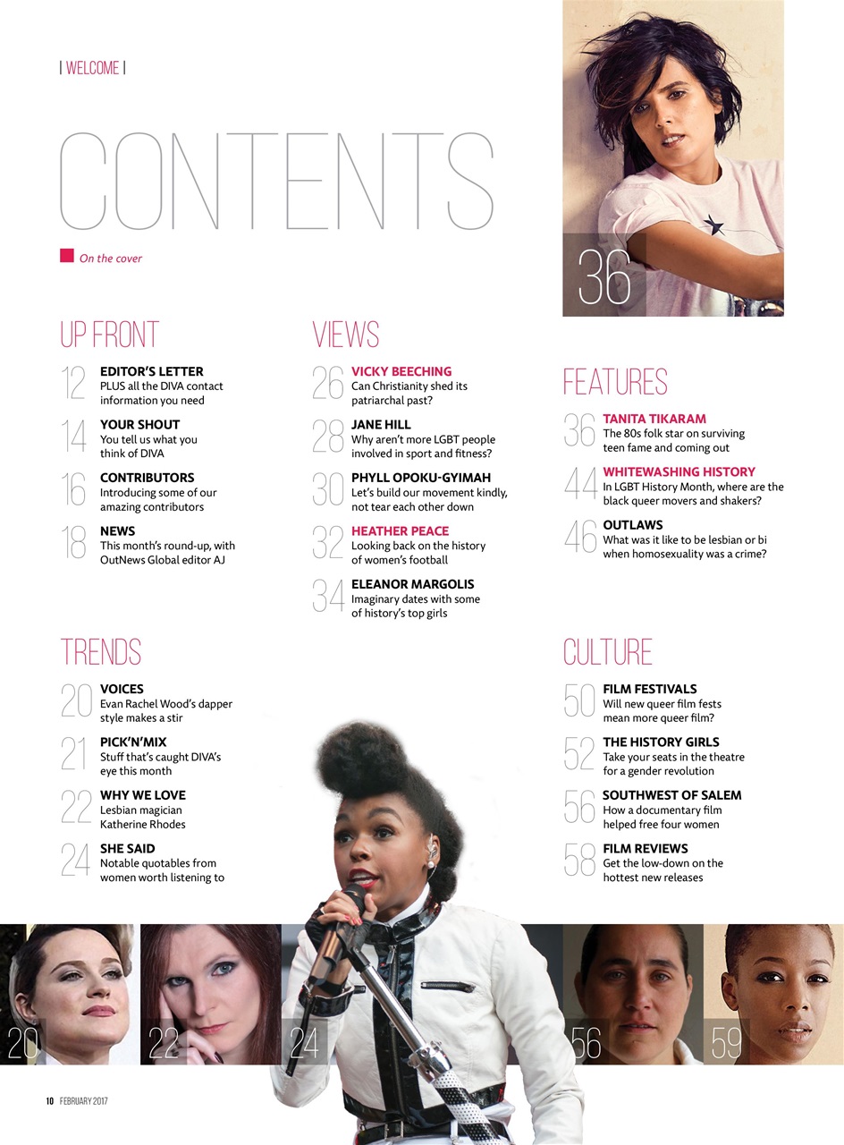 DIVA Magazine Preview Pages