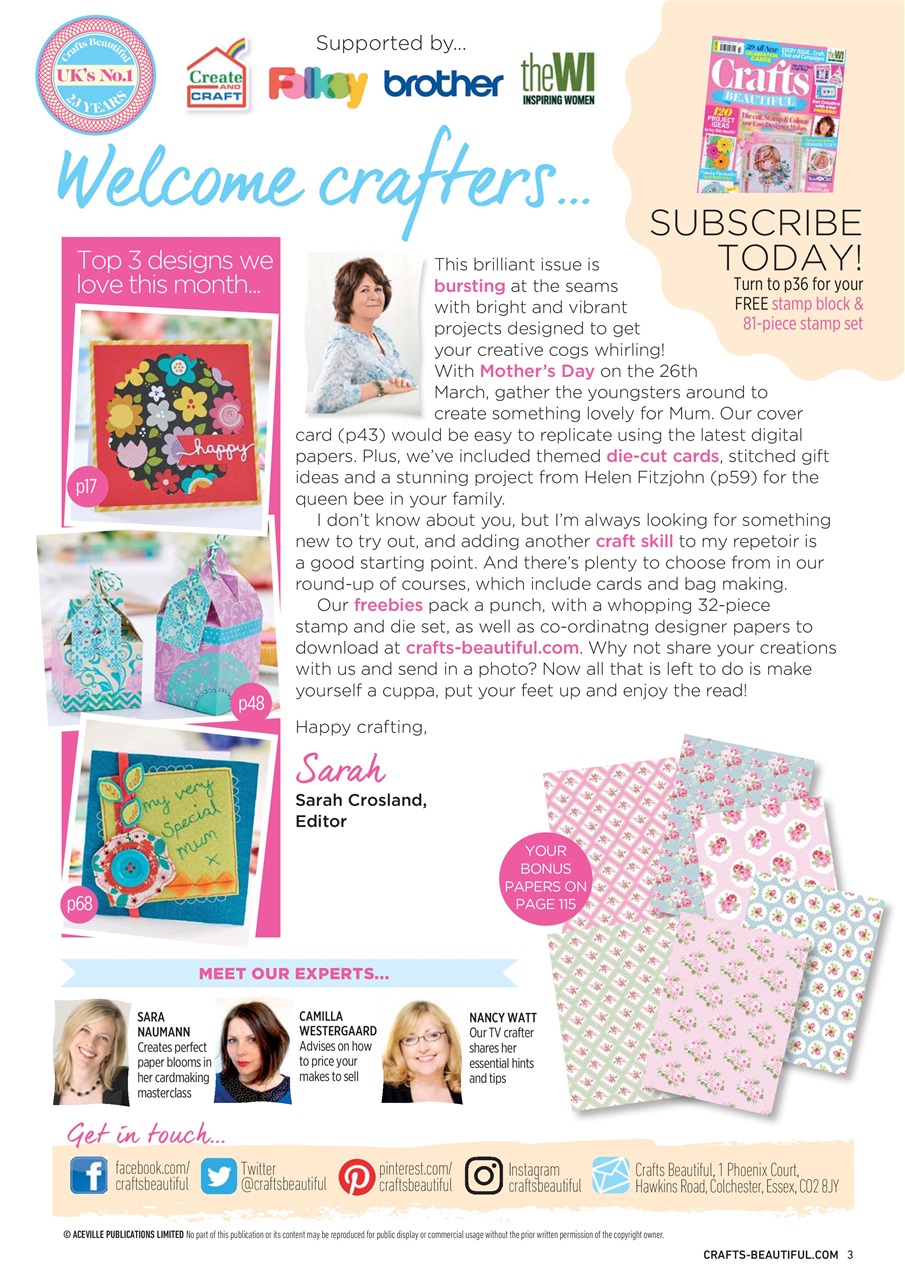 Crafts Beautiful Preview Pages