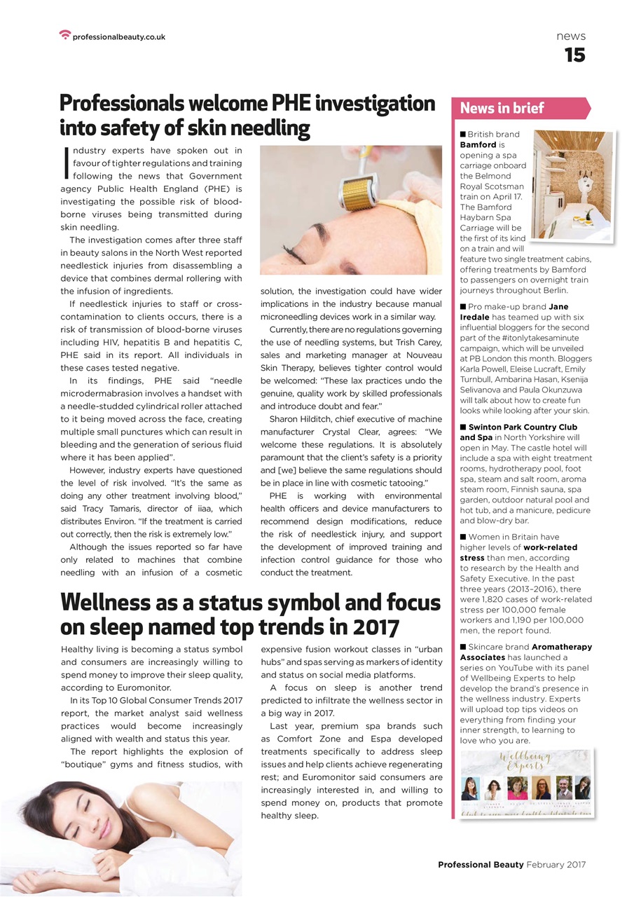 Professional Beauty Preview Pages