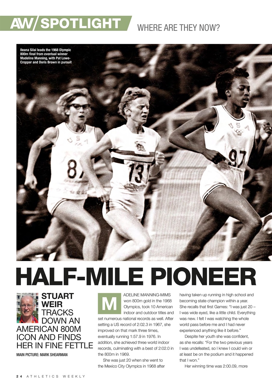 AW – Athletics Weekly Magazine Preview Pages