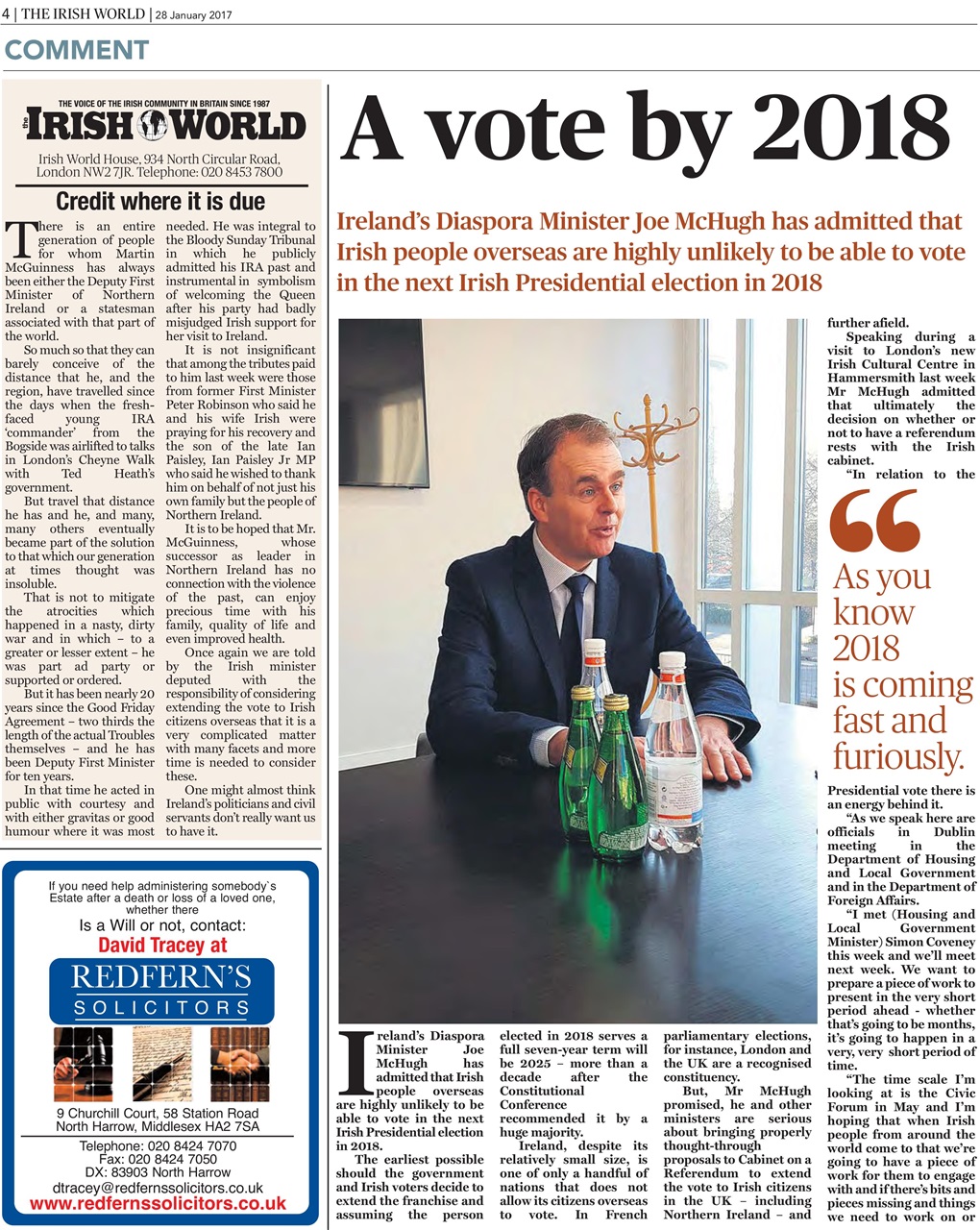 Irish World Preview Pages