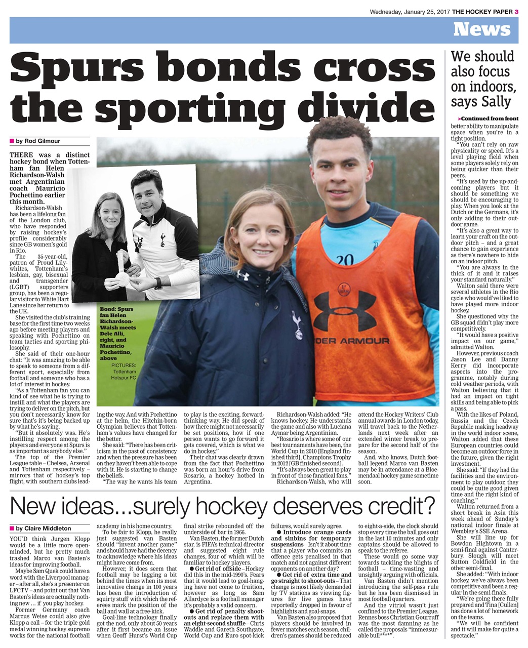 The Hockey Paper Preview Pages