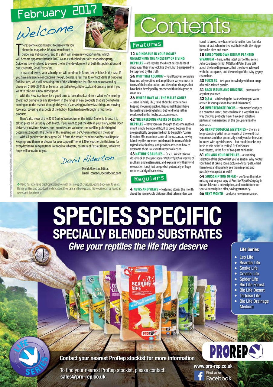 Practical Reptile Keeping Preview Pages