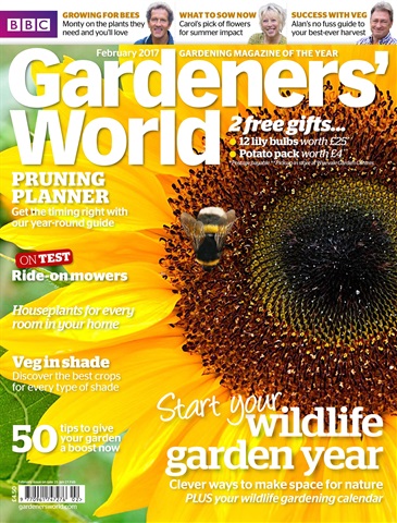 BBC Gardeners’ World Magazine issue February 2017