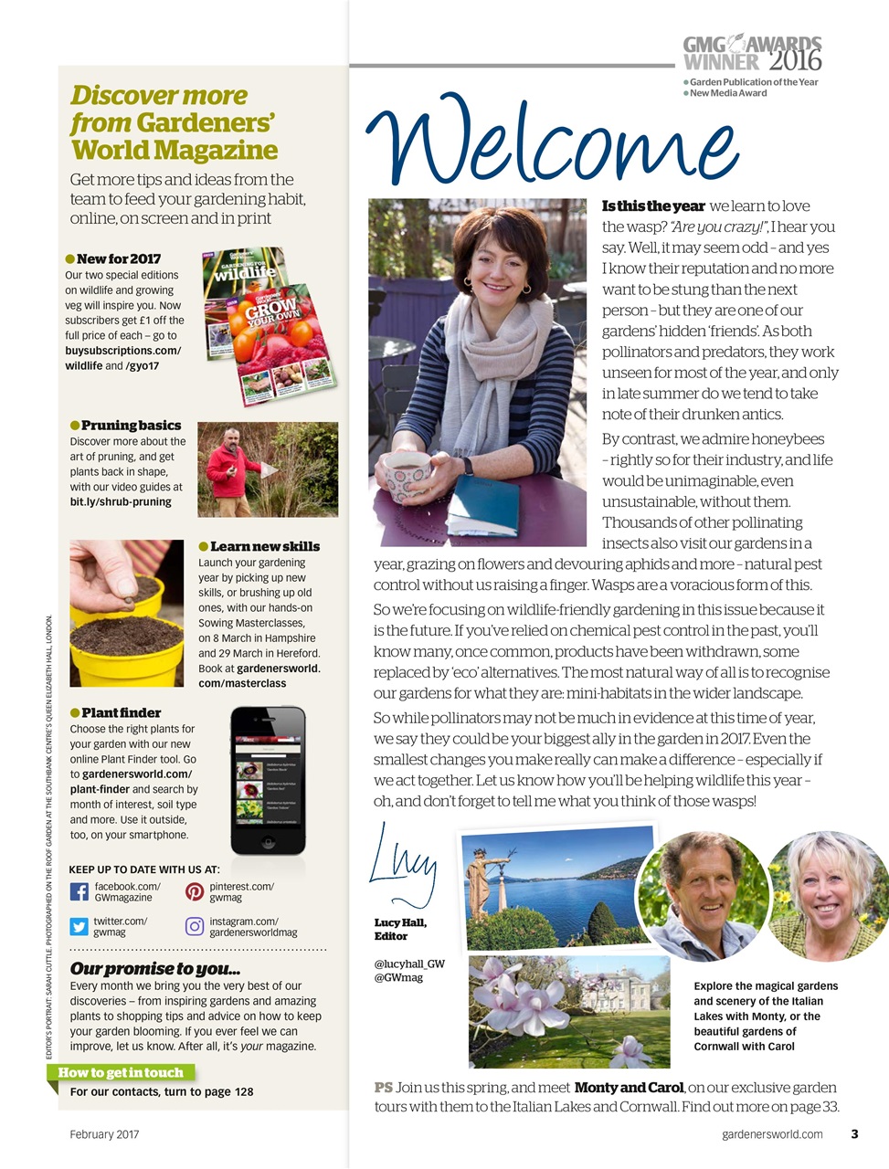BBC Gardeners’ World Magazine Preview Pages