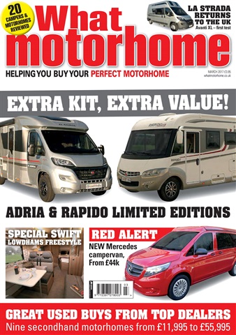 What Motorhome magazine issue March 2017