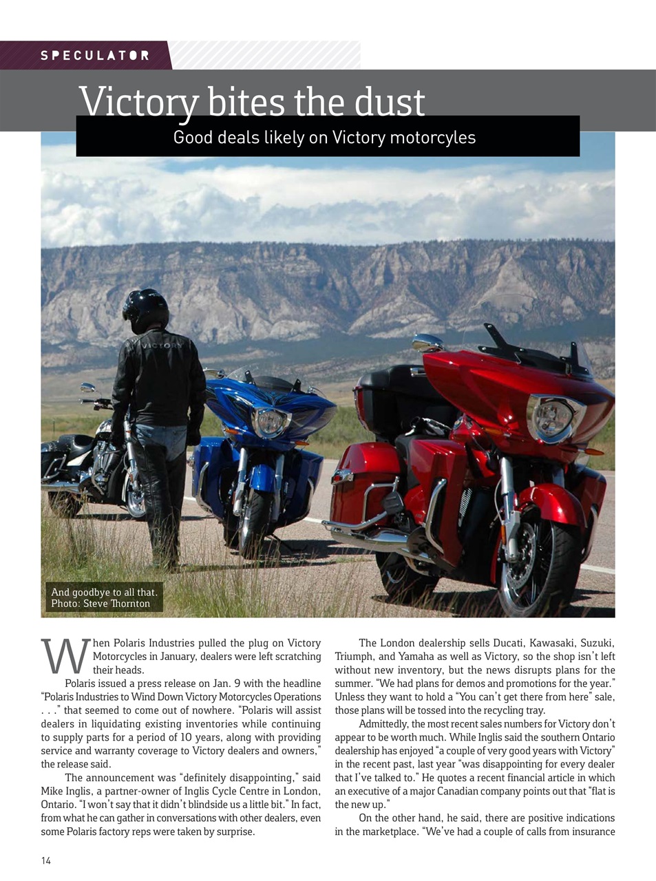 Cycle Canada Preview Pages