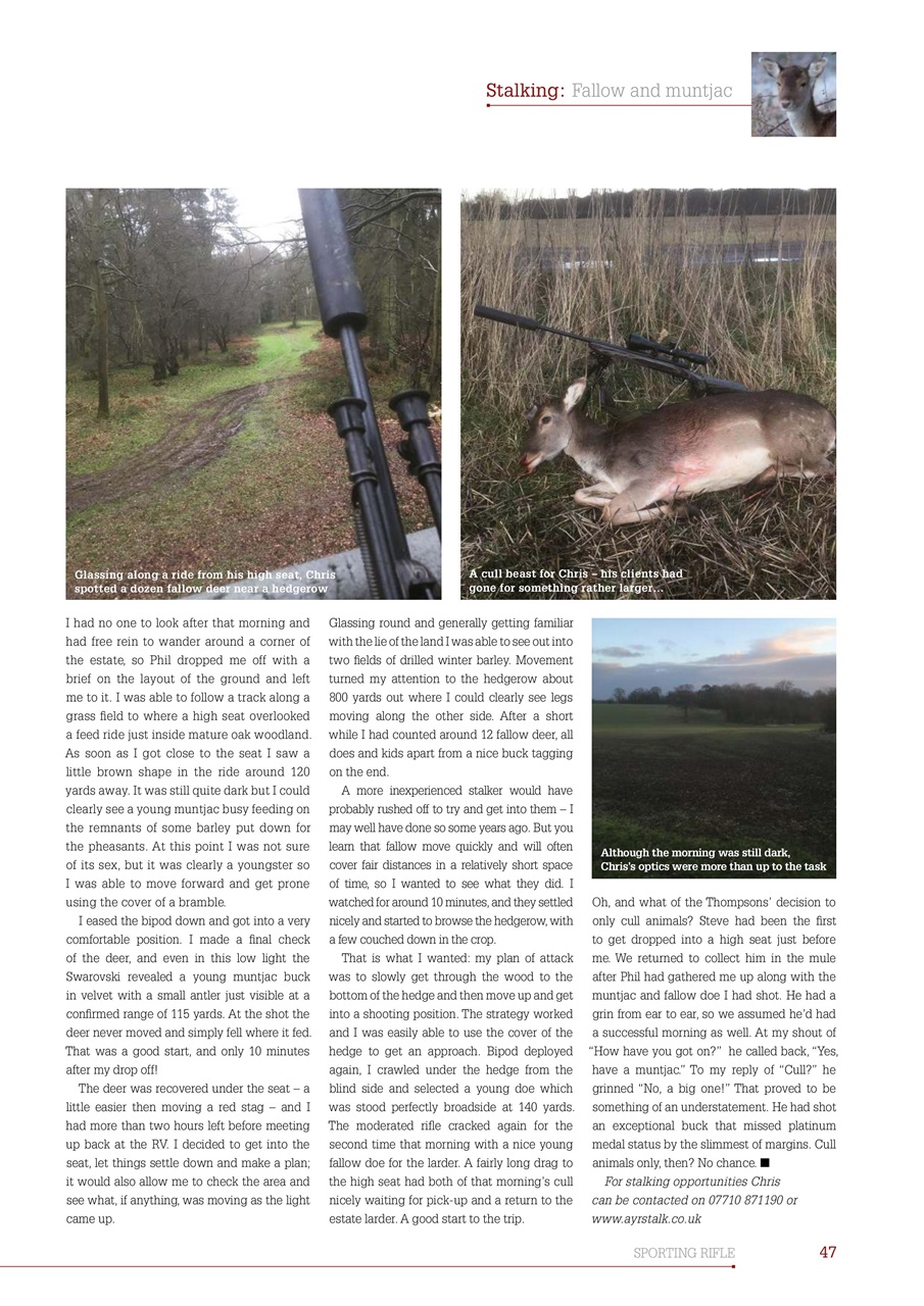 Sporting Rifle Preview Pages