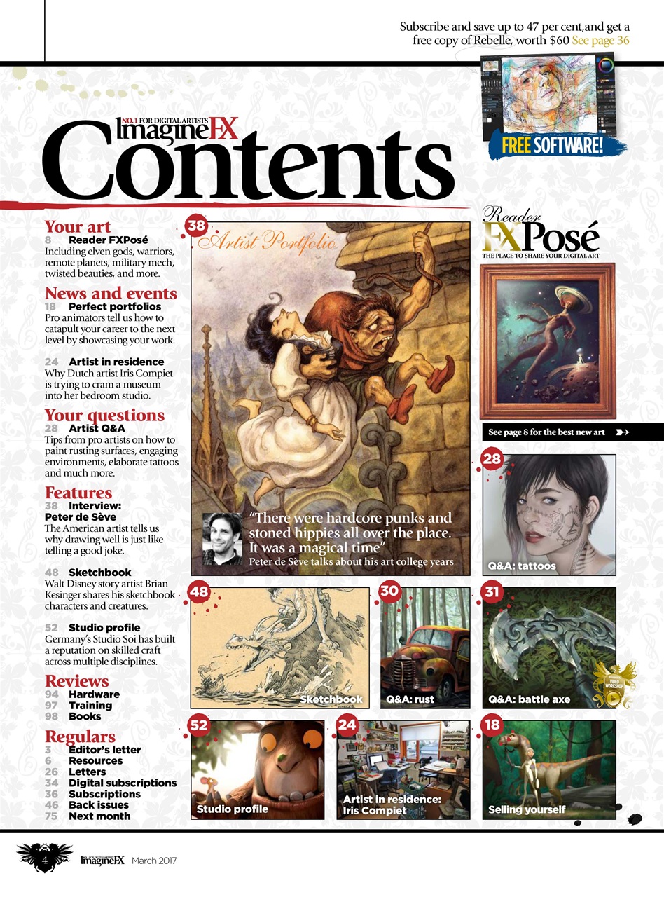 ImagineFX Preview Pages