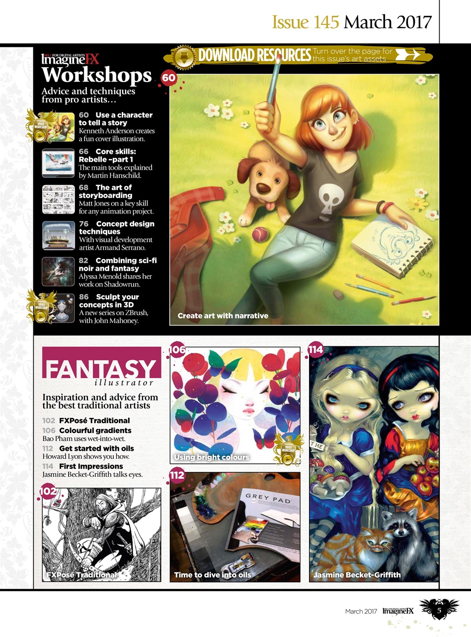 ImagineFX Preview Pages