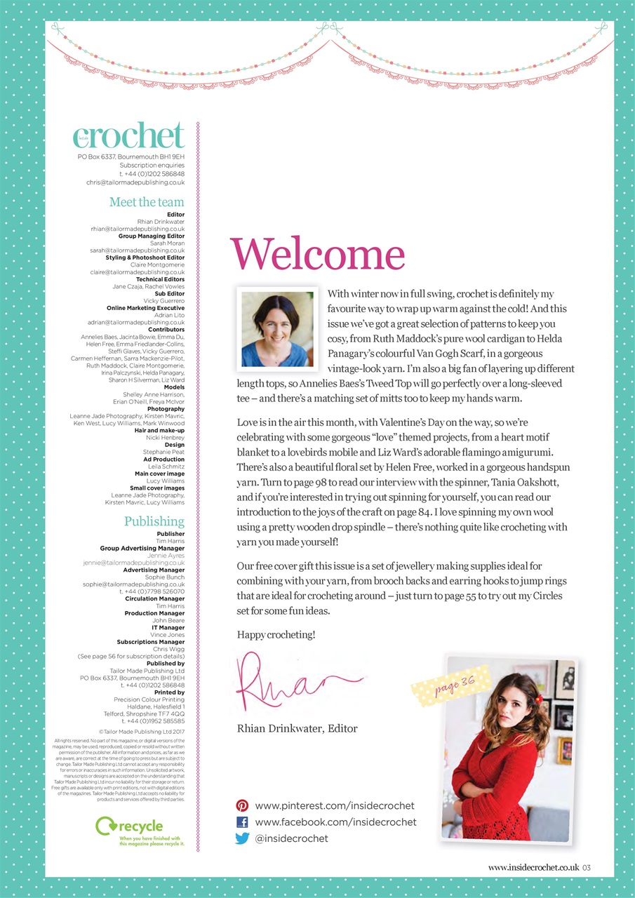 Inside Crochet Preview Pages