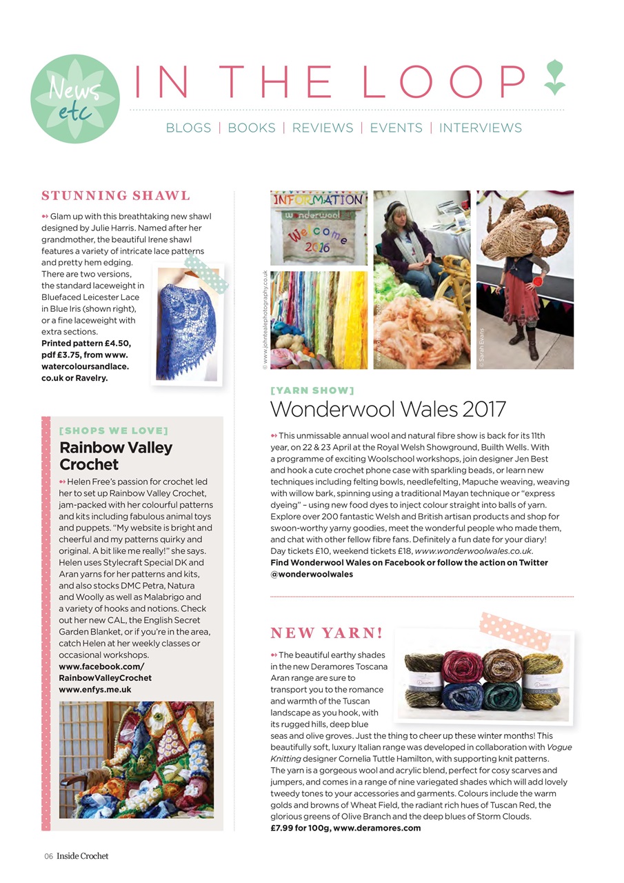 Inside Crochet Preview Pages