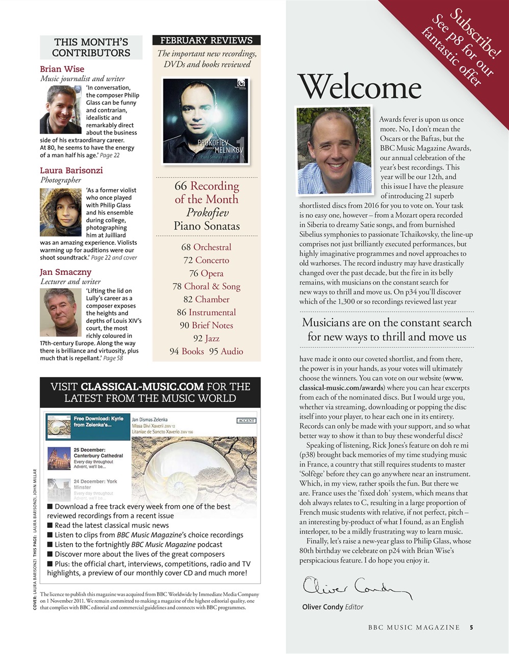 BBC Music Magazine Preview Pages