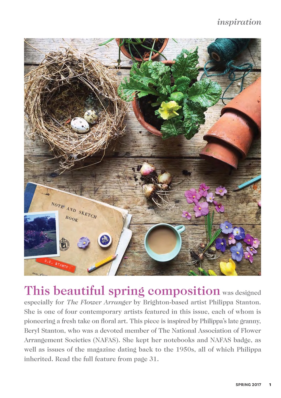 The Flower Arranger Preview Pages