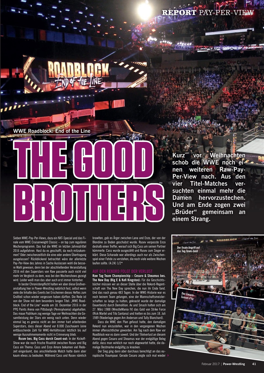Power-Wrestling Preview Pages