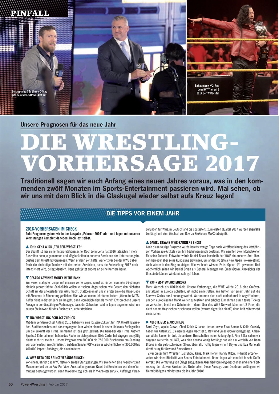 Power-Wrestling Preview Pages