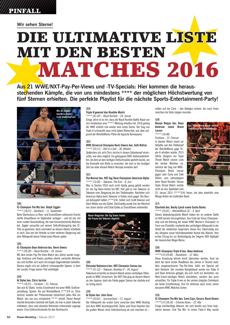 Power-Wrestling Preview Pages