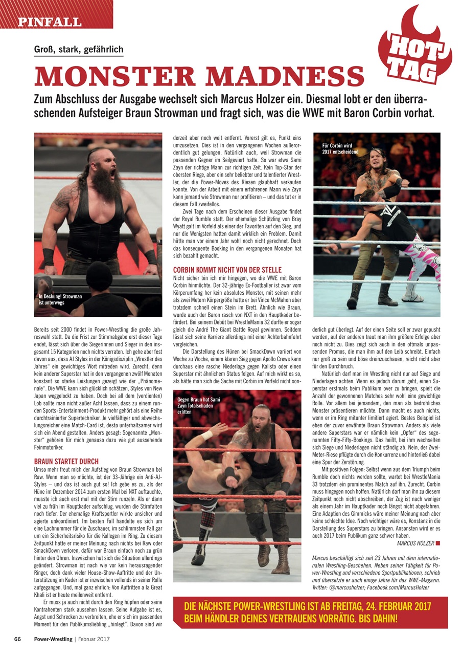 Power-Wrestling Preview Pages