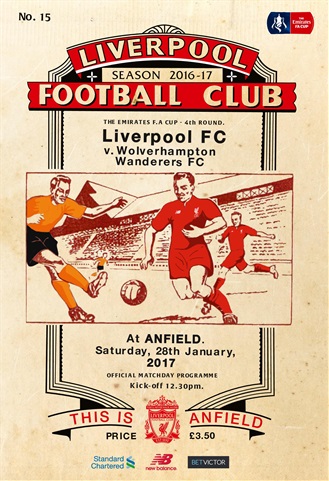 Liverpool v Wolverhampton Wanderers FA CUP 201617 issue Liverpool v Wolverhampton Wanderers FA CUP 201617