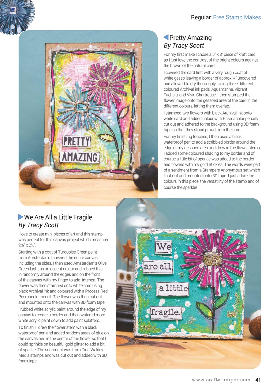 Craft Stamper Preview Pages