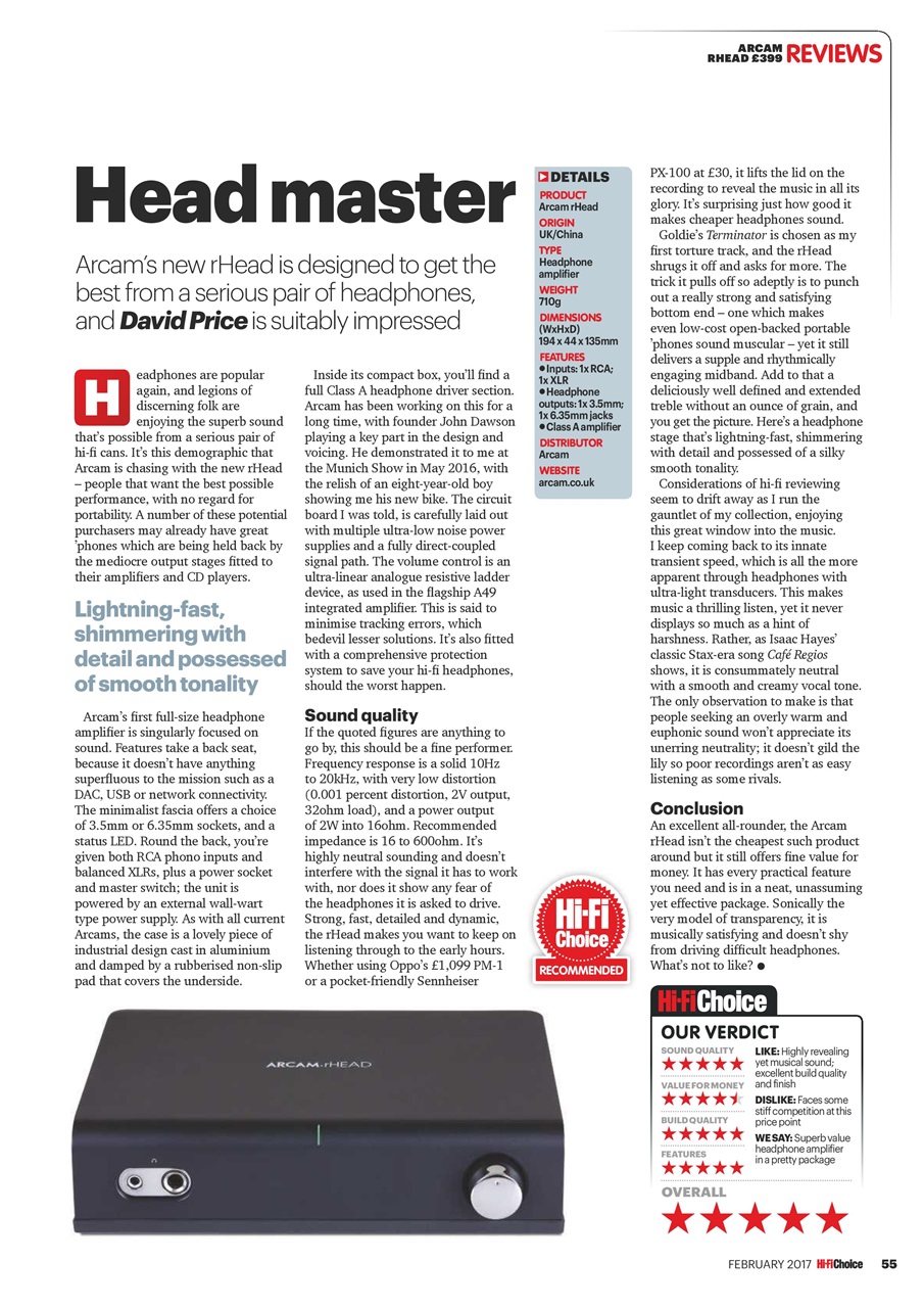 Hi-Fi Choice Preview Pages