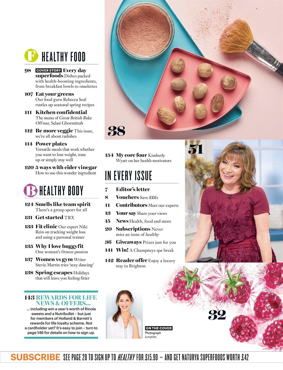 Healthy Magazine Preview Pages