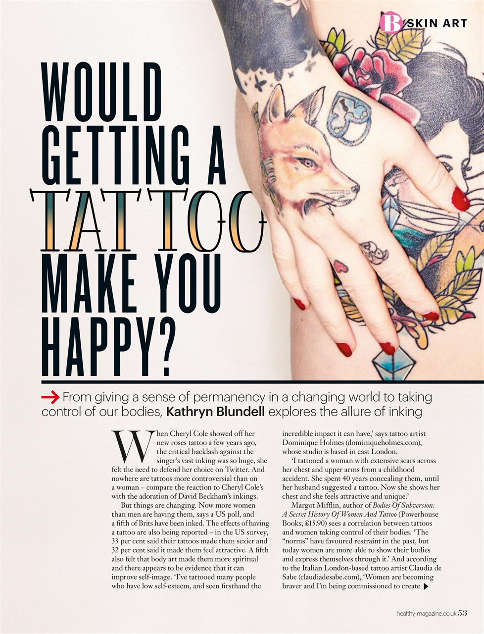 Healthy Magazine Preview Pages