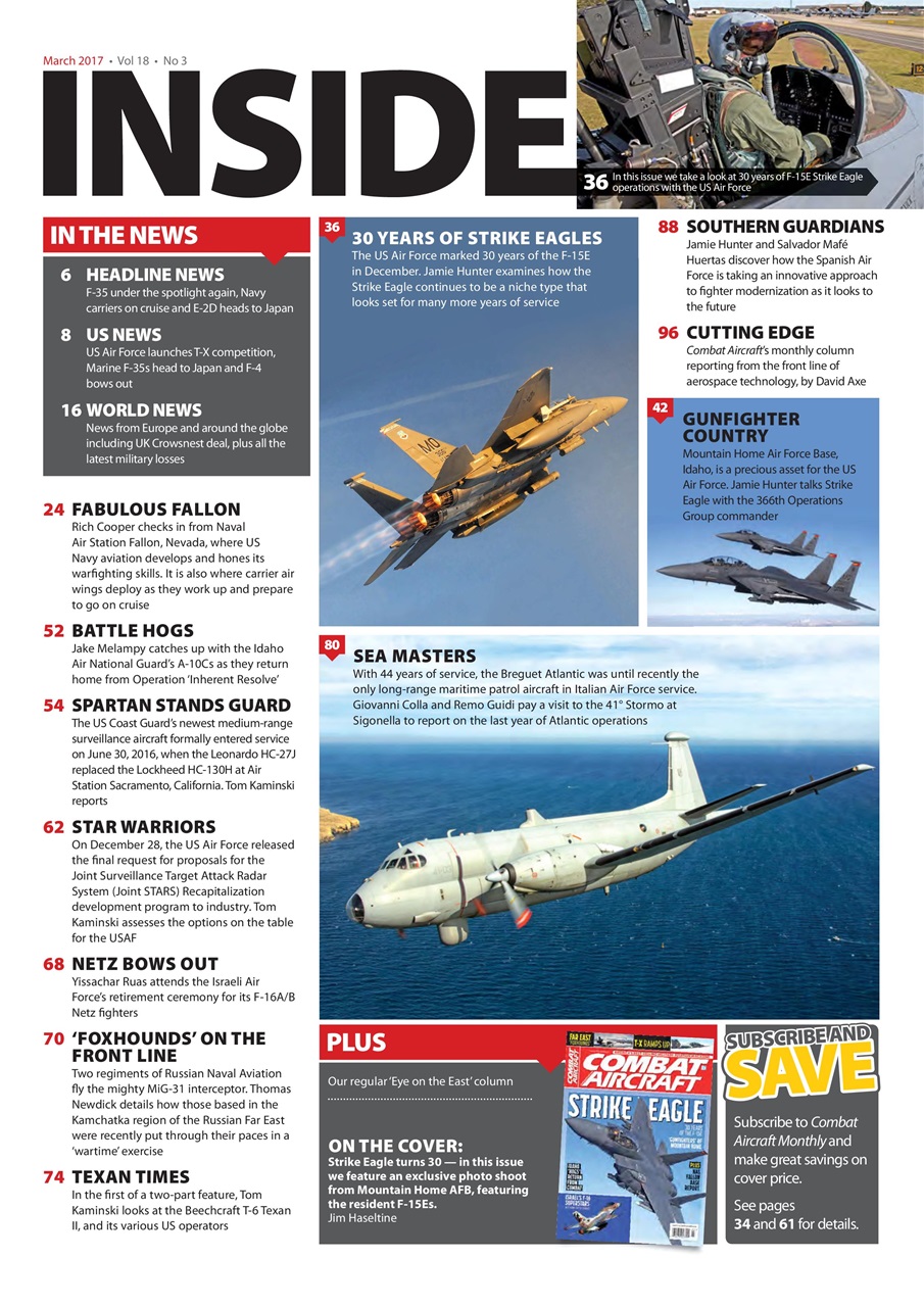 Combat Aircraft Journal Preview Pages