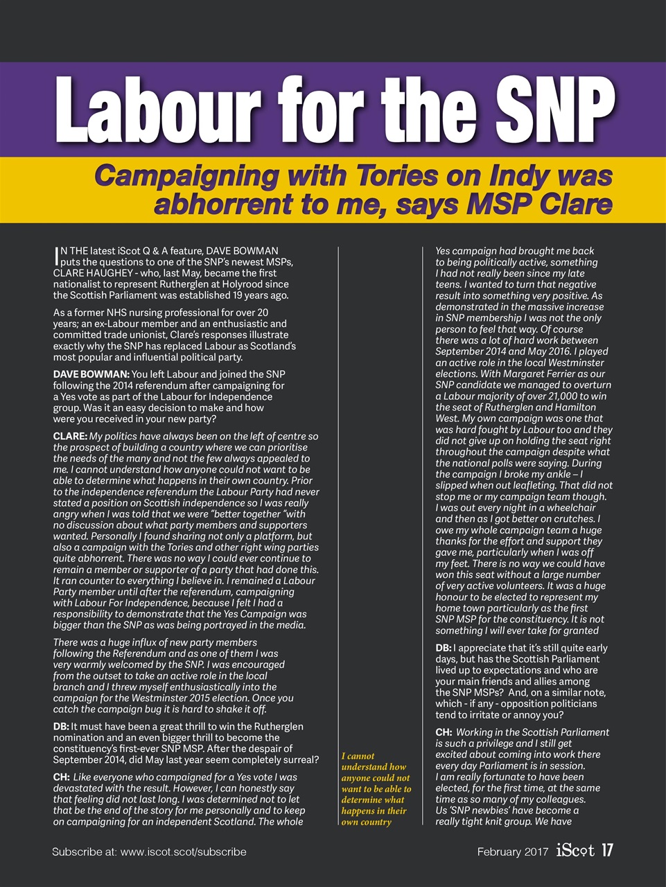 iScot Magazine Preview Pages