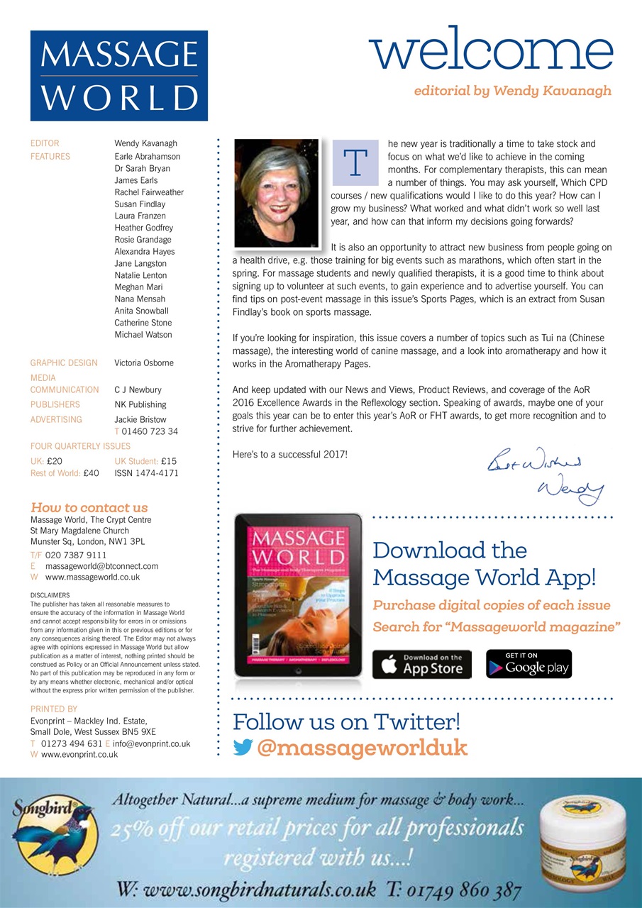 Massage World Preview Pages
