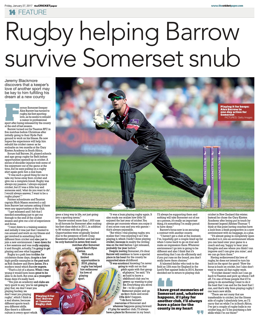 The Cricket Paper Preview Pages