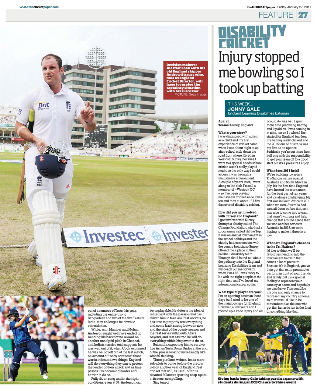The Cricket Paper Preview Pages