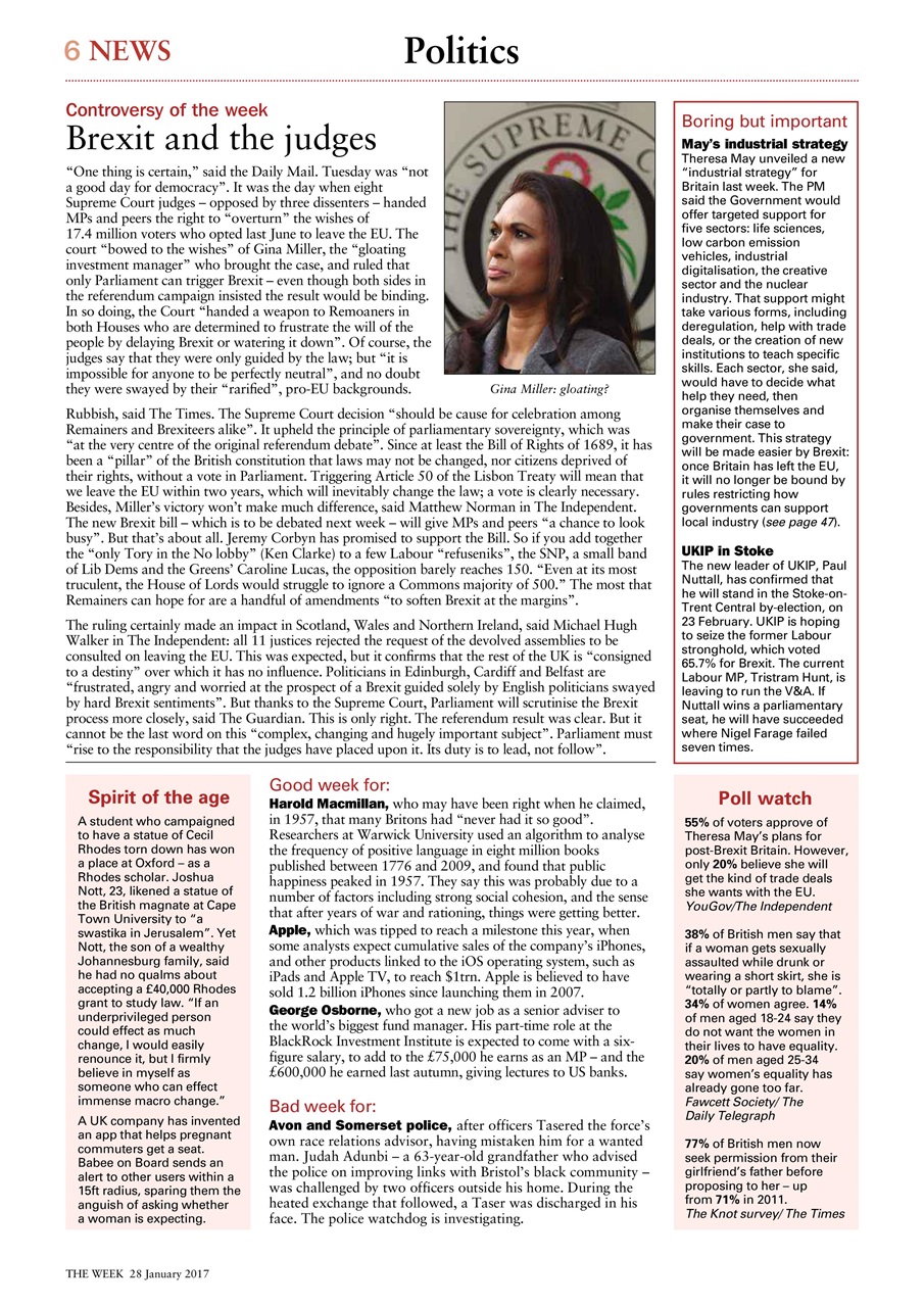 The Week Preview Pages