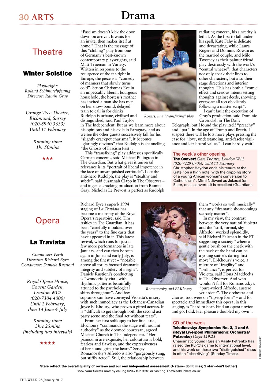 The Week Preview Pages