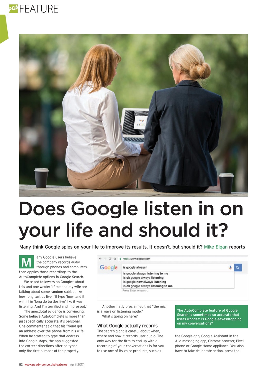 Tech Advisor Preview Pages