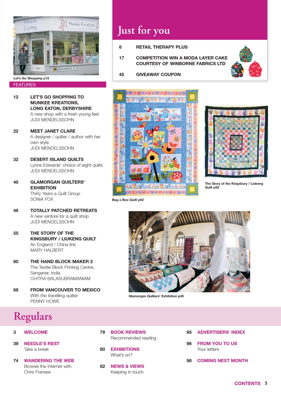 Patchwork and Quilting Preview Pages