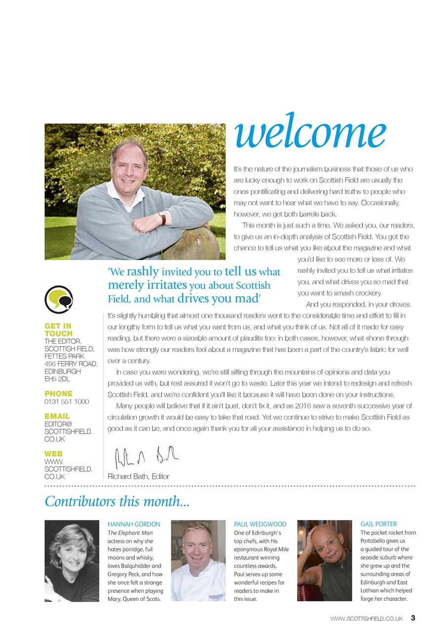 Scottish Field Preview Pages