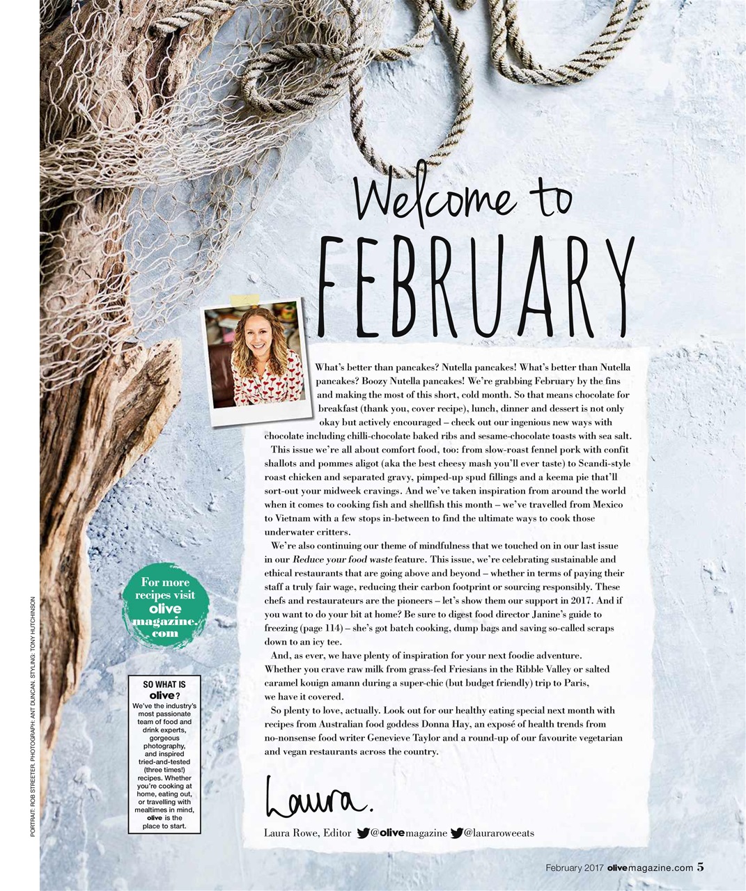 Olive Magazine Preview Pages