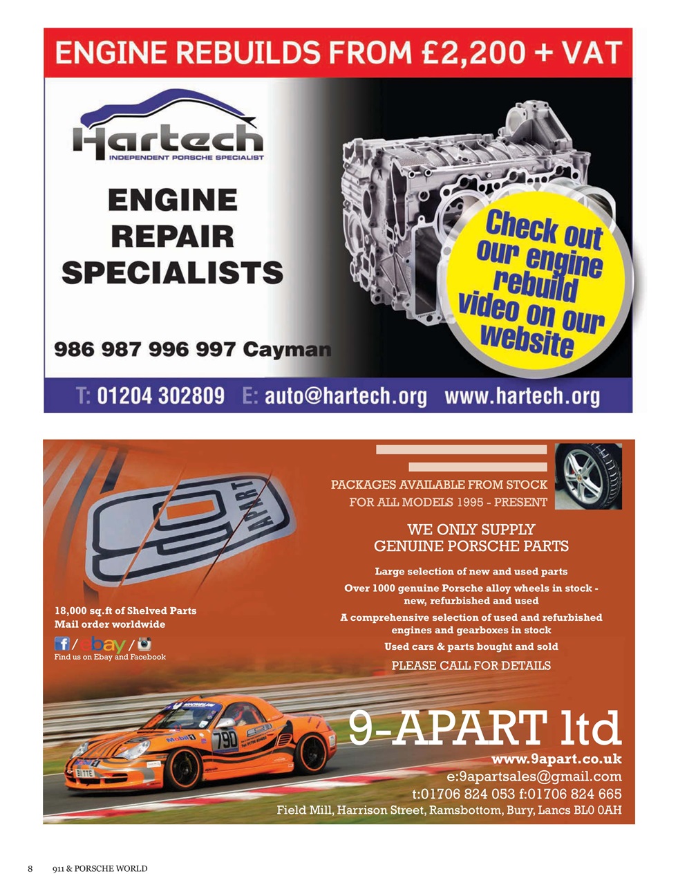 911 & Porsche World Preview Pages