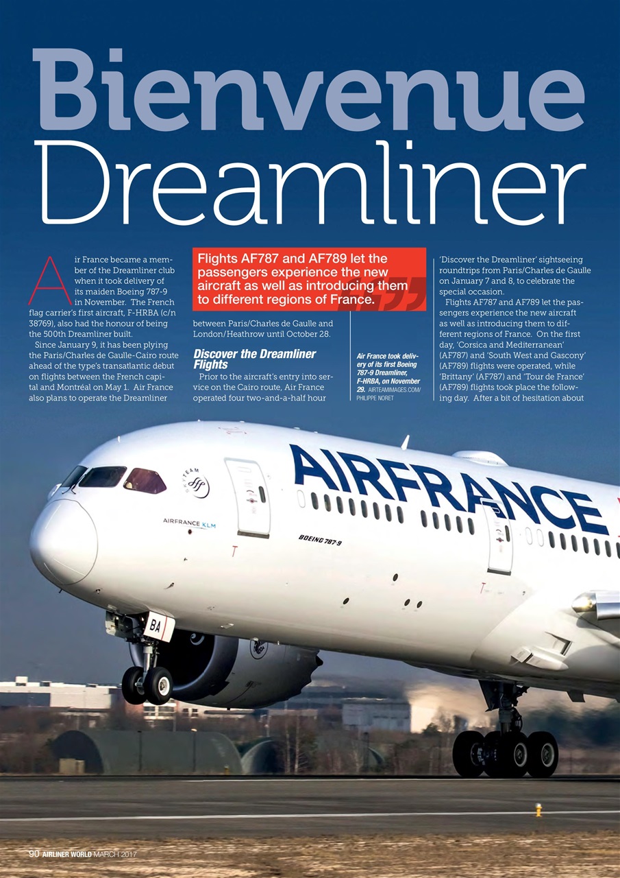 Airliner World Preview Pages