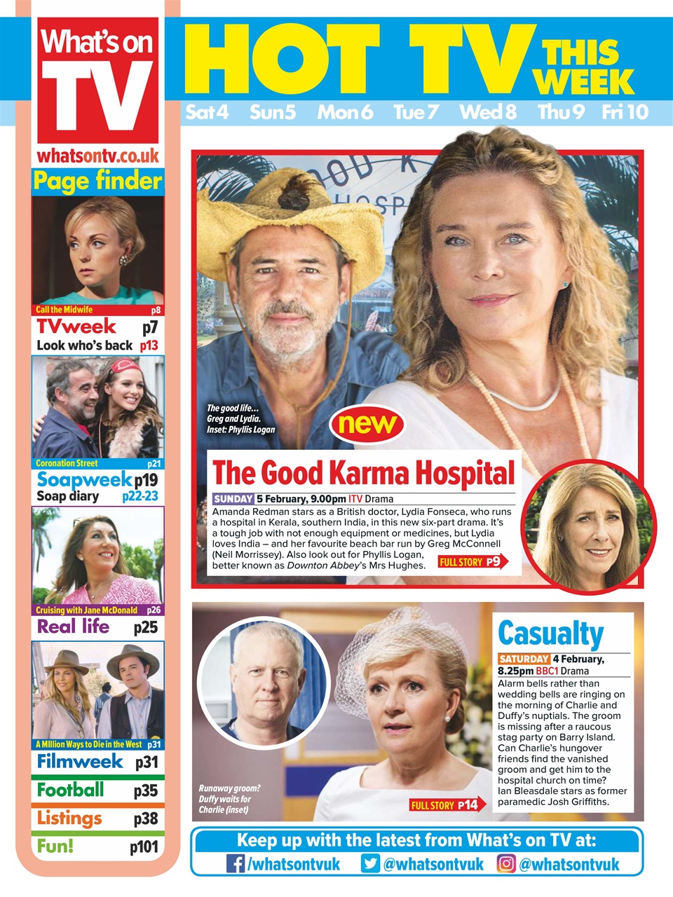 What's on TV Preview Pages