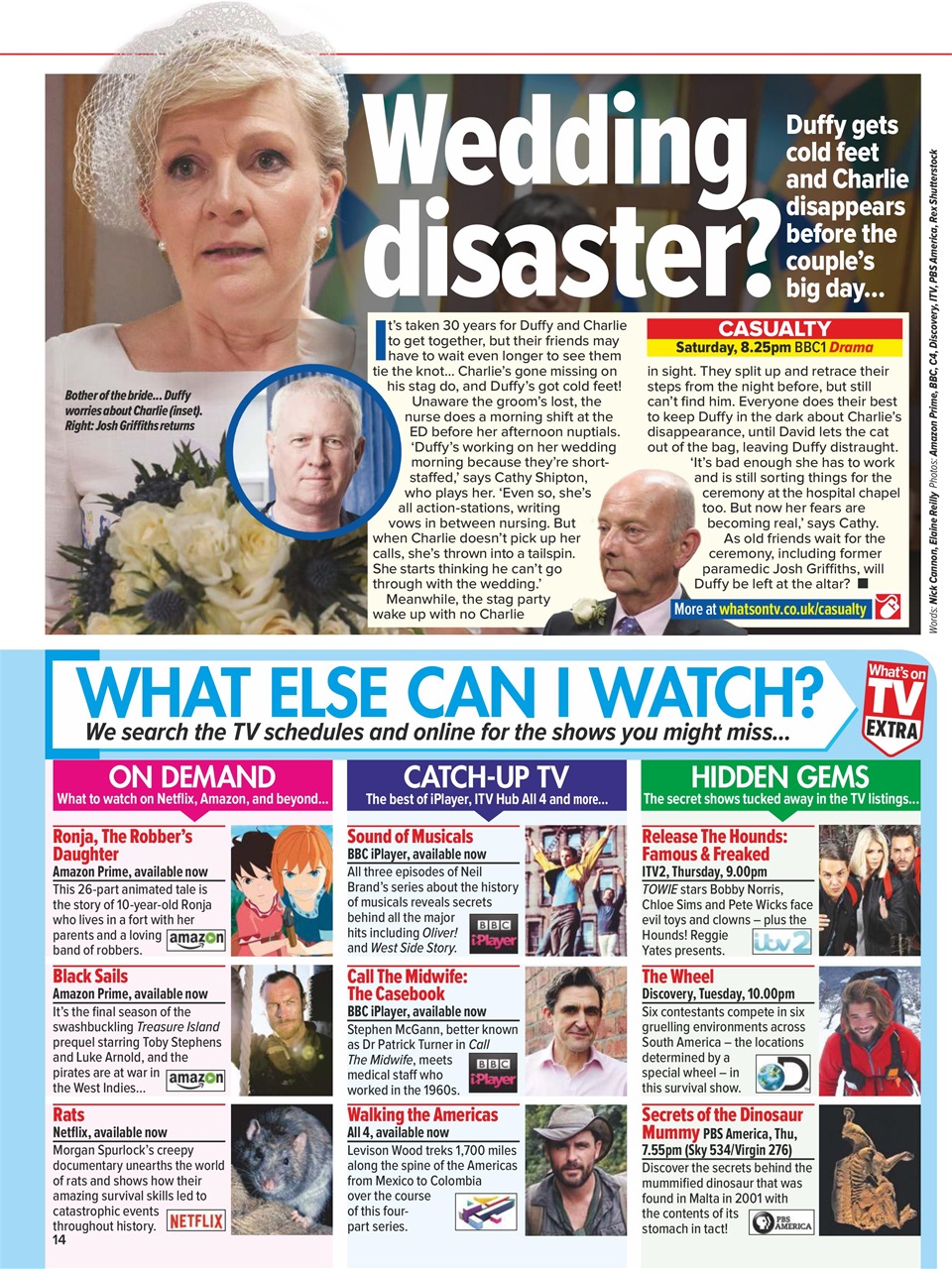 What's on TV Preview Pages