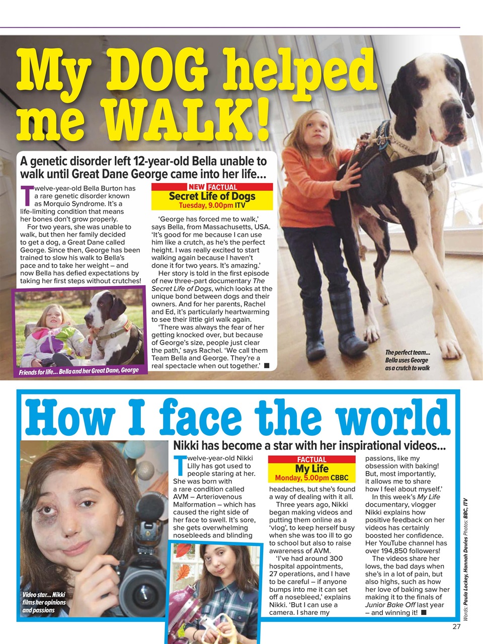 What's on TV Preview Pages