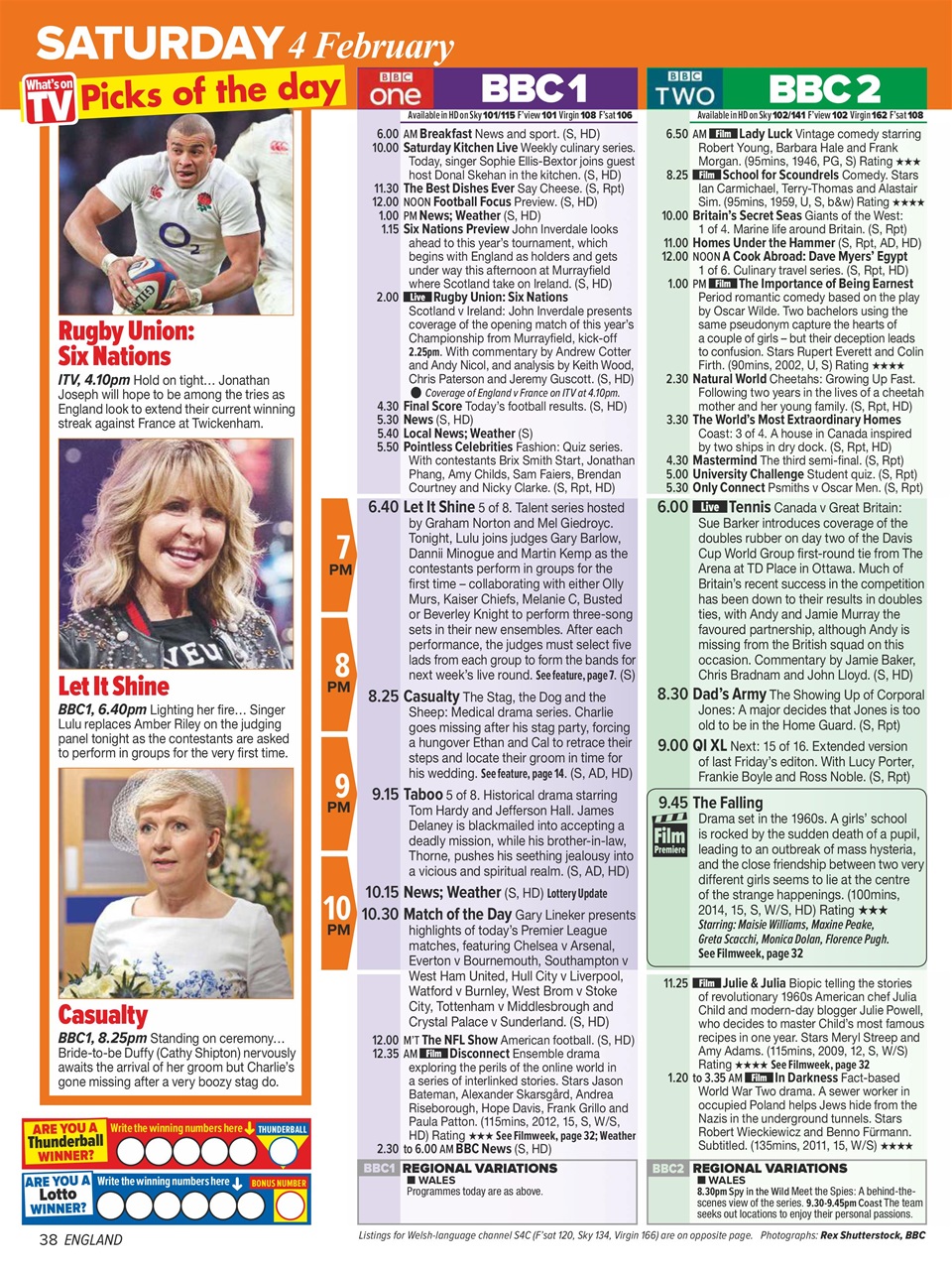 What's on TV Preview Pages