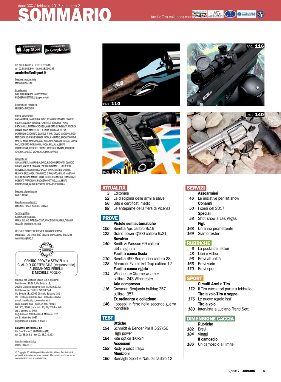 Armi E Tiro Preview Pages