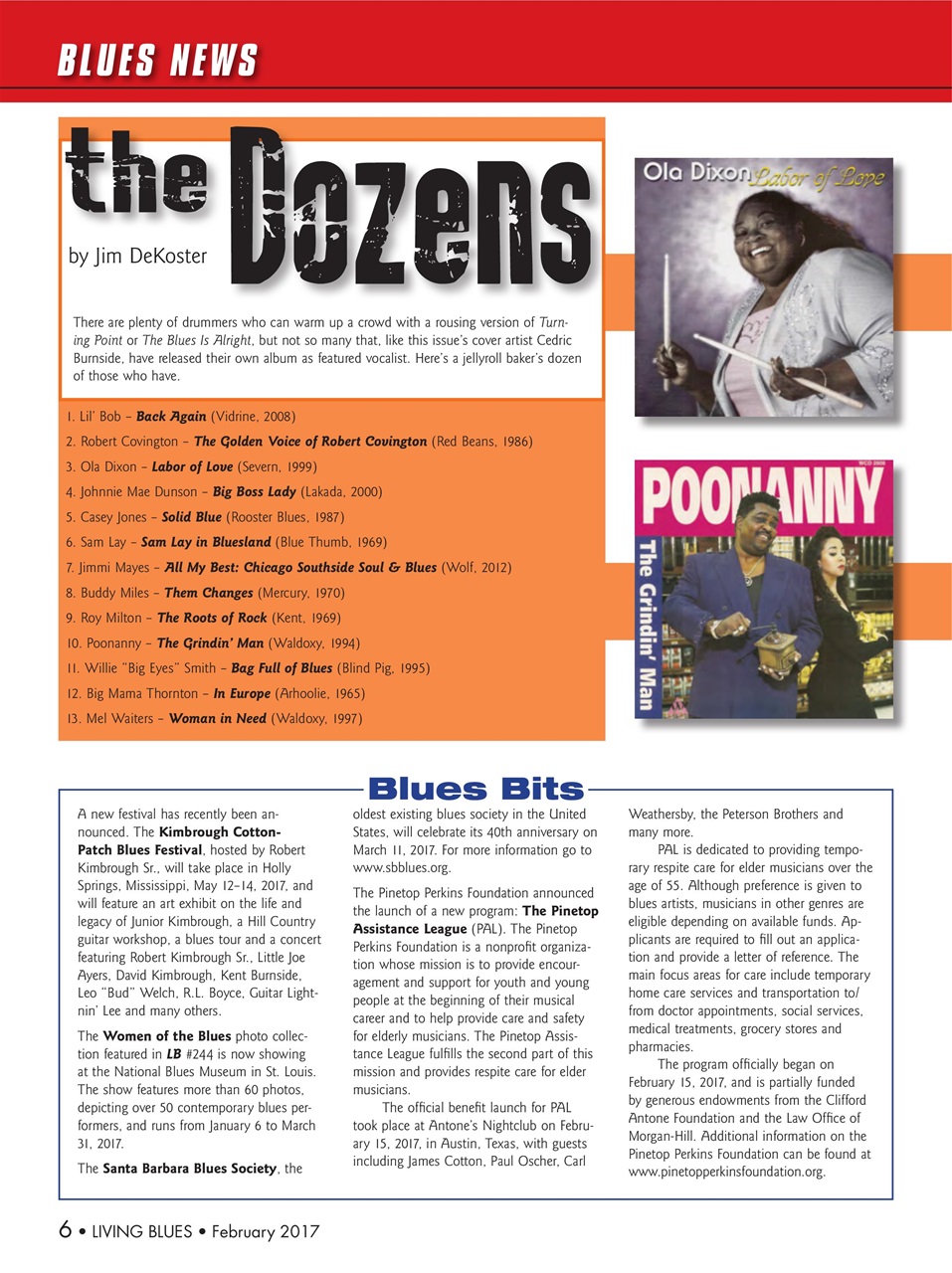 Living Blues Preview Pages