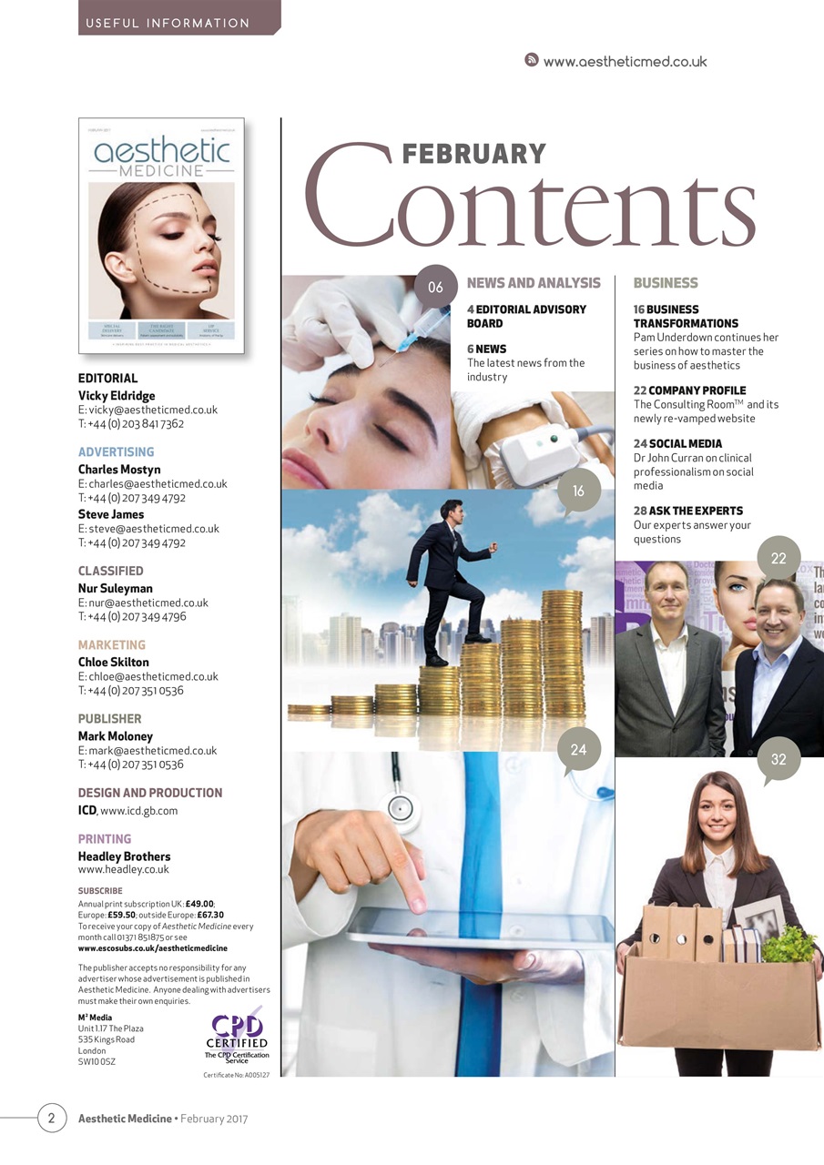 Aesthetic Medicine Preview Pages