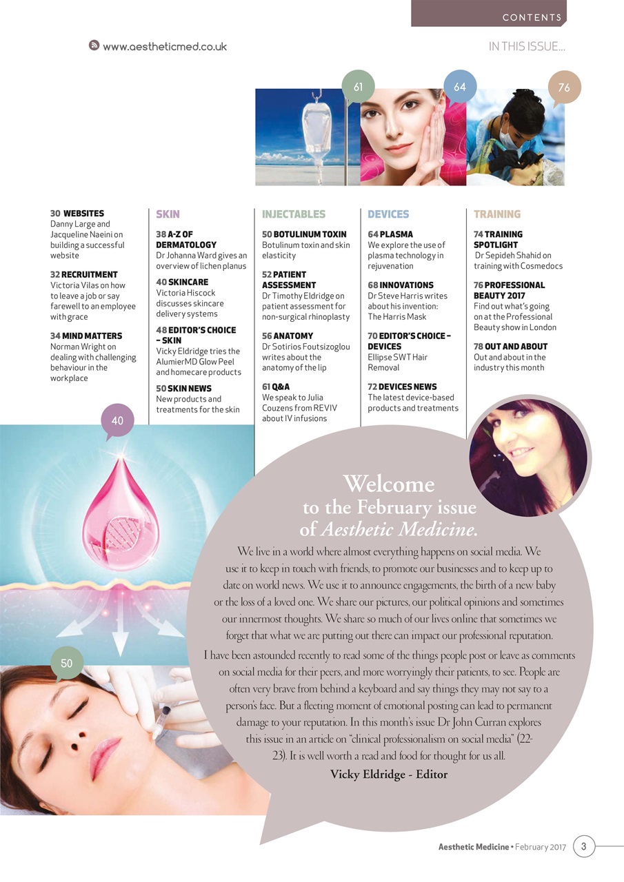 Aesthetic Medicine Preview Pages