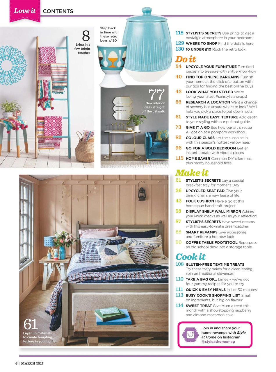 Style at Home Preview Pages
