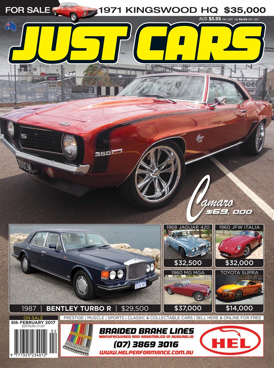JUST CARS Preview Pages